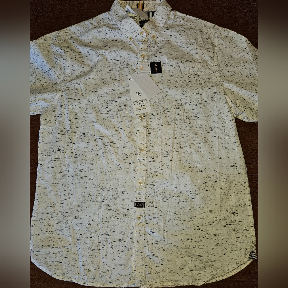 Denim & Flower Short Sleeve Shirt NWT